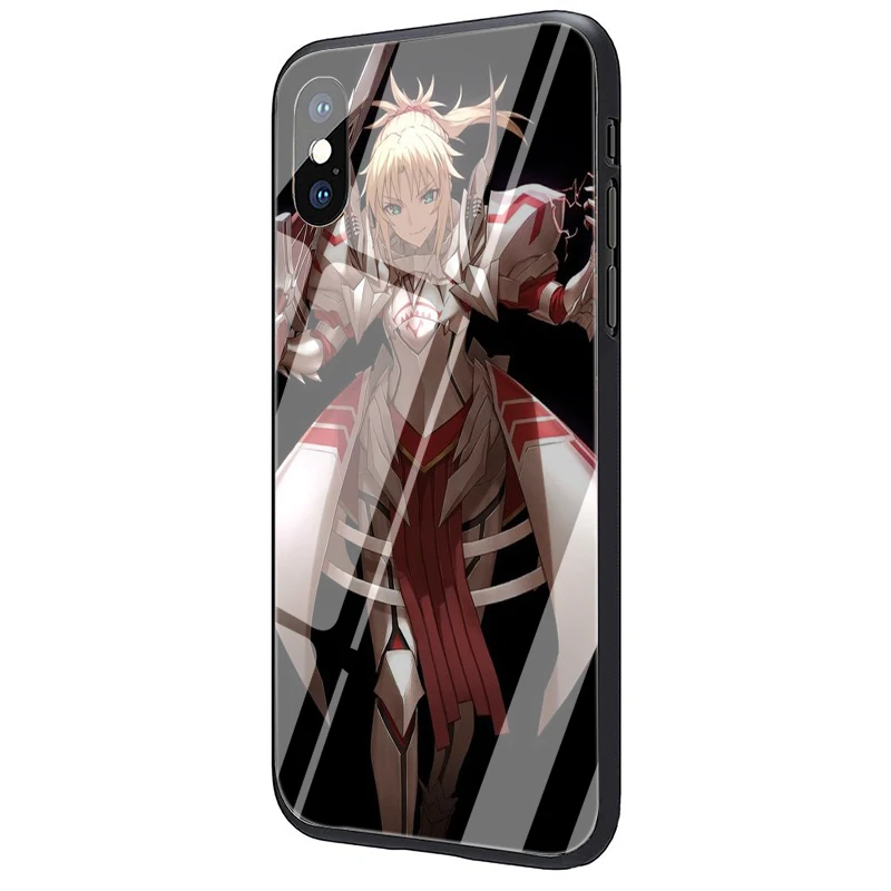 G3 Чехол для телефона EWAU Saber Fate Apocrypha из закаленного стекла для iPhone 5 5S SE 6 6s 7 8 plus X XR XS 11 pro Max - Цвет: G3