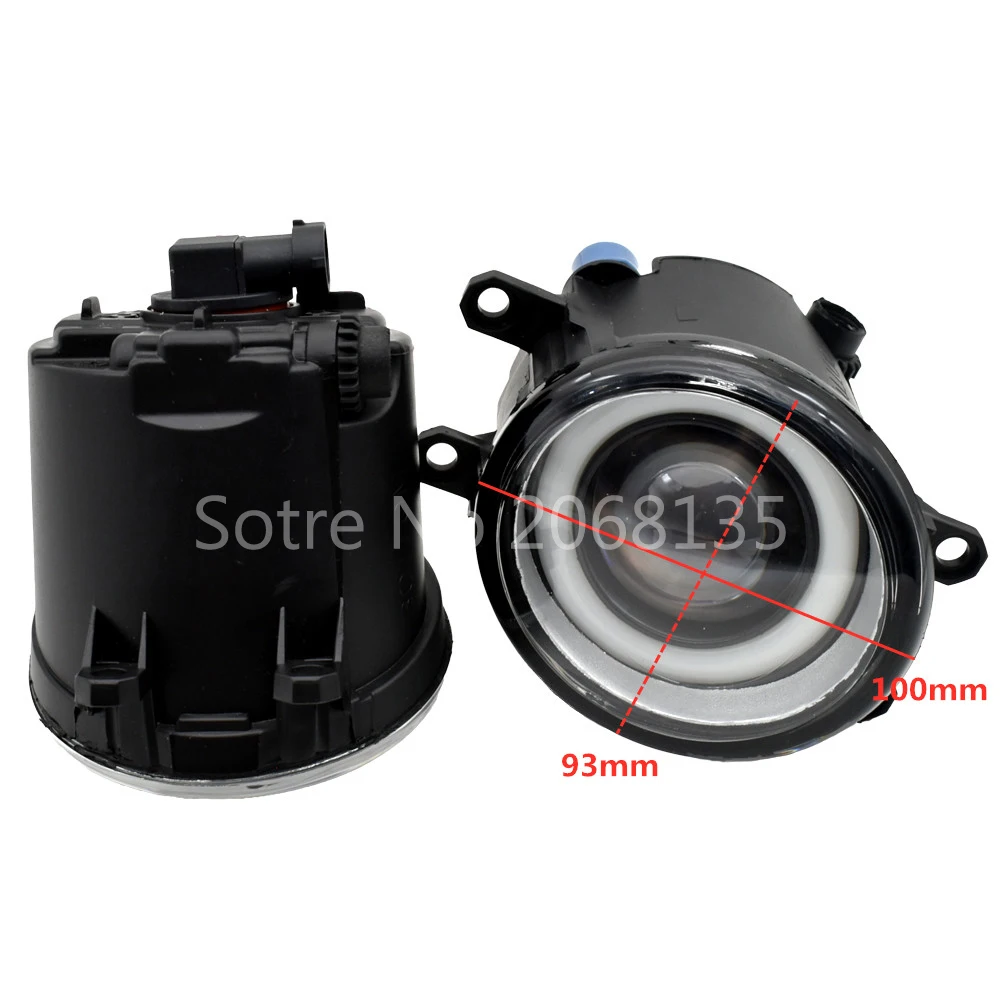 2 шт. для TOYOTA AVENSIS AURIS RAV 4 III CAMRY для Corolla PRIUS YARIS Автомобильный светодиодный противотуманный светильник Ангел глаз дневной ходовой светильник белый