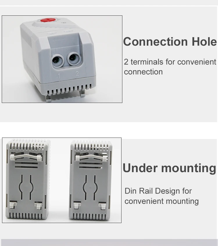 Нормально закрывающийся NC нормально открытый не регулируемый 0 до 60 градусов термостат регулятор температуры KTO011 KTS001 термостат
