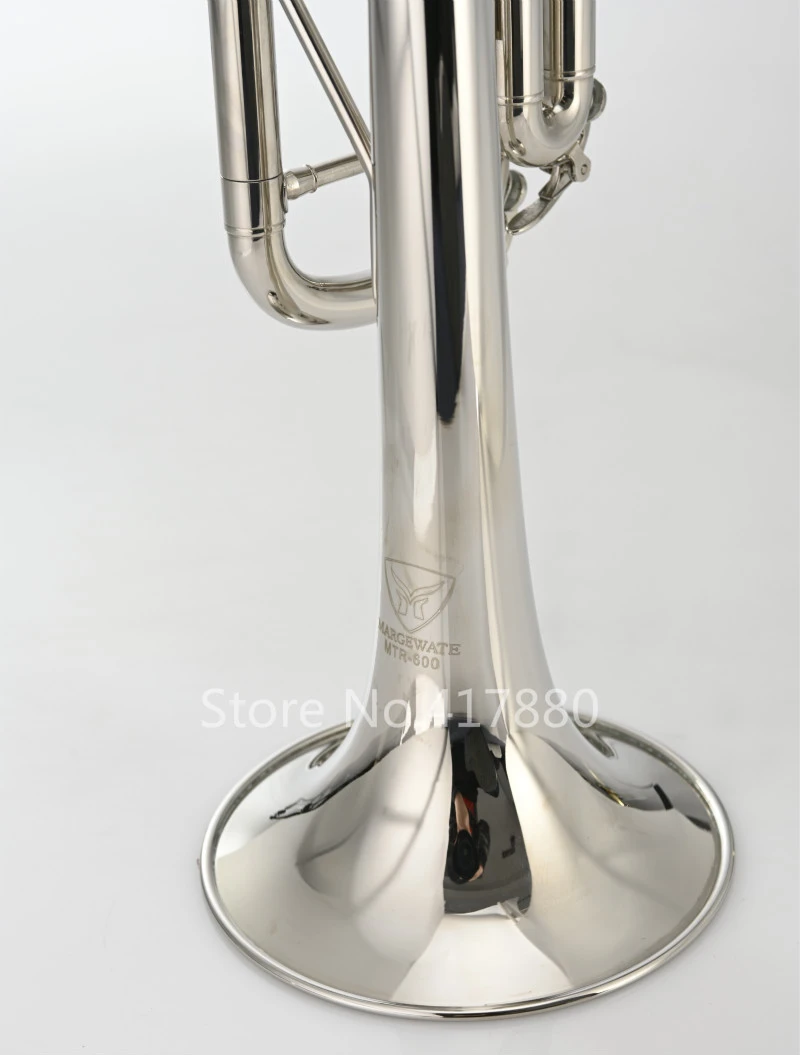 Margewate Brass Nickel Plated Bb Trumpet New Arrival B Flat Performance