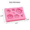 1Pcs Rose 3D silicone Soap Molds for Soap Making Handmade Non-toxic Pink Silicone Soap Candle Chocolates Mold Food Mold ► Photo 2/6