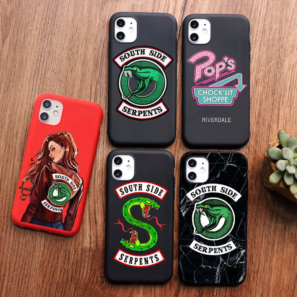 Чехол Riverdale для телефона с рисунком южнобоковых Попов iphone 12 11 pro XR XS MAX X 6 8 7 Plus 5