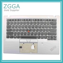 Верхний чехол с клавиатурой США для lenovo ThinkPad X1 Carbon 5th 20HR 20HQ 20K4 20K3 чехол с подставкой серебристый 01LX628