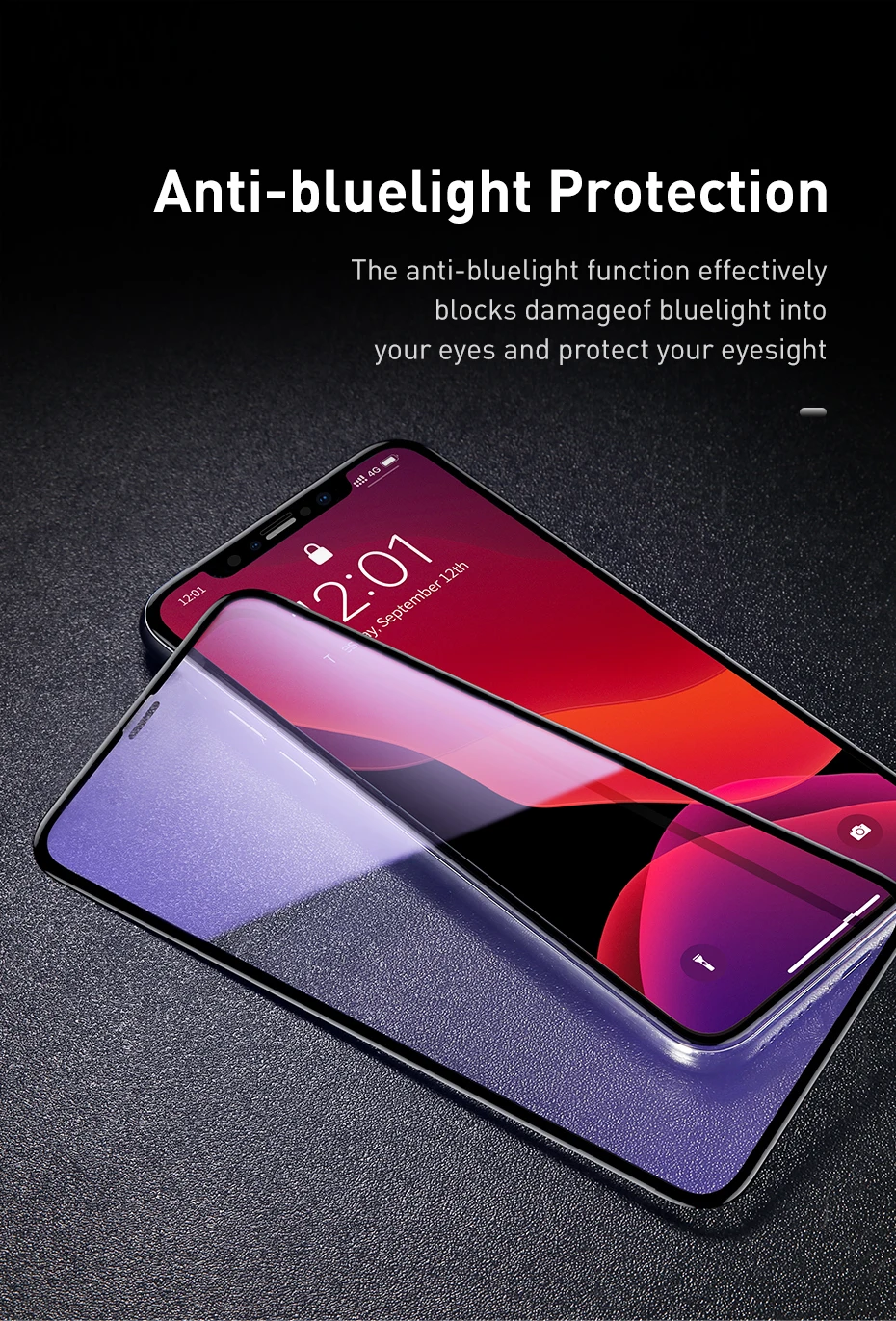 Baseus 0,3 мм Защита экрана для iPhone 11 11pro 11pro MAX анти-синий светильник HD закаленное стекло полное покрытие защитное стекло