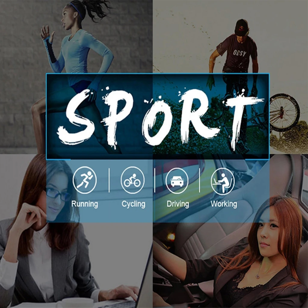 Fitness Bone Conduction Headset Sport Wireless Bluetooth Open Ear Sports Headphones Earphones For iPhone Samsung Xiaomi Huawei