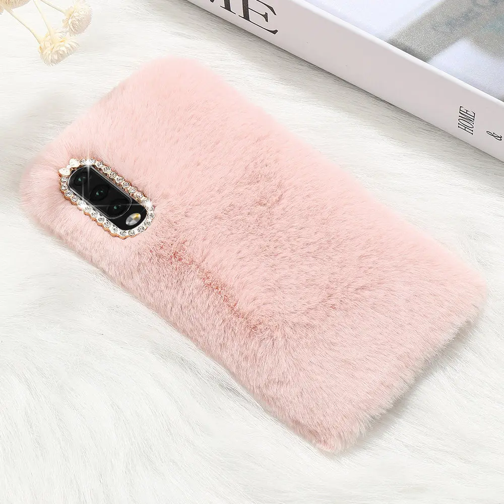 LLZ. COQUE пушистый чехол для samsung Galaxy A10 A10e A20 A20e A3 A30 A40 A50 A6 A6 A70 A8 J3 J4 J5 J6 плюс кролик чехлы