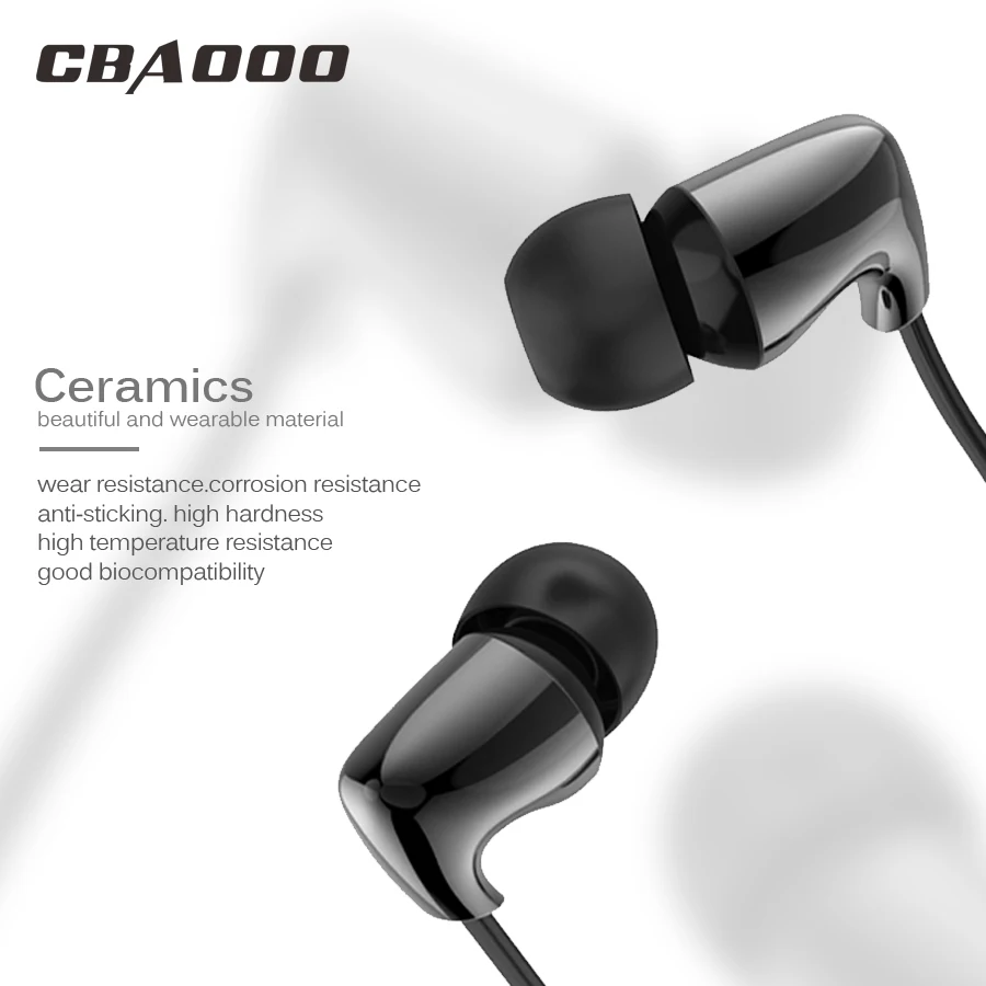 CBAOOO B10 Wireless Bluetooth Earphone Headphones Sports Ceramic Earbuds Stereo Bluetooth Headset with mic for Phone Xiaomi