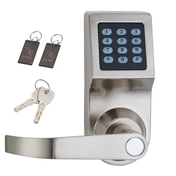 

Digital Door Lock Electronic Lock Unlock with M1 Card Code and Keys
