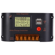 Solar Panel Regulator Photovoltaic Power Generation Controller 10A for Lead-Acid Battery Controller 10a 12v 24v solar charger controller lead acid for battery charger regulator