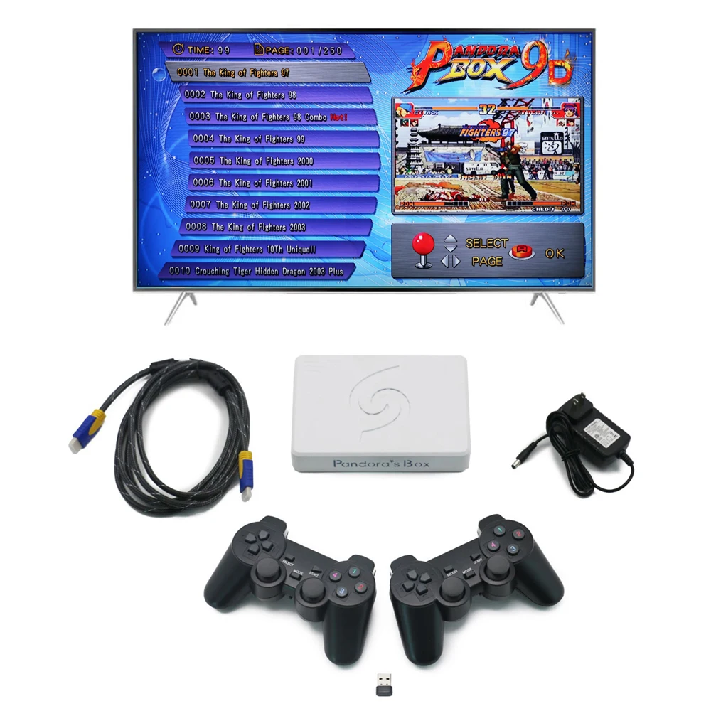 #^Special Price Pandora Box 9DD 2500 in 1 motherboard 2 Players Wired Gamepad and Wireless Gamepad Set Usb connect joypad have 3D games #^Special Price Pandora Box 9DD 2500 in 1 motherboard 2 Players Wired Gamepad and Wireless Gamepad Set Usb connect joypad have 3D games