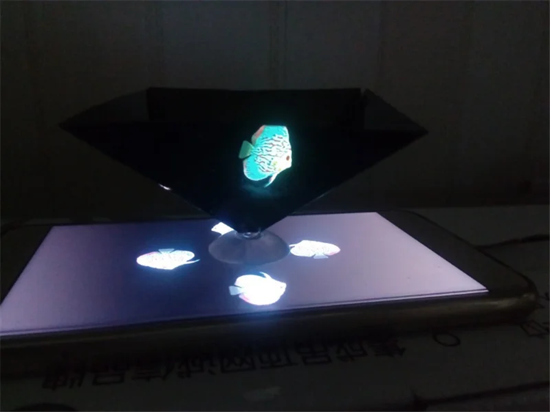 3D Голограмма пирамида дисплей проектор видео подставка универсальный для смарт