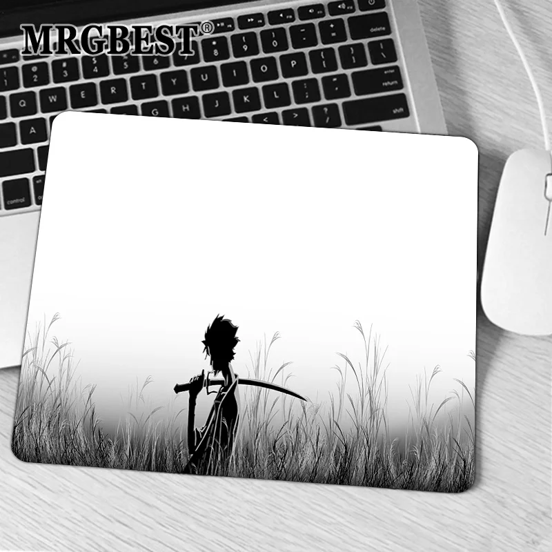 

Anime Pad Samurai Champloo Anime Gaming Small Mouse Pad Custom Game Mat 22x18x2mm Keyboard Rest Pad Table Arm Support Playmat