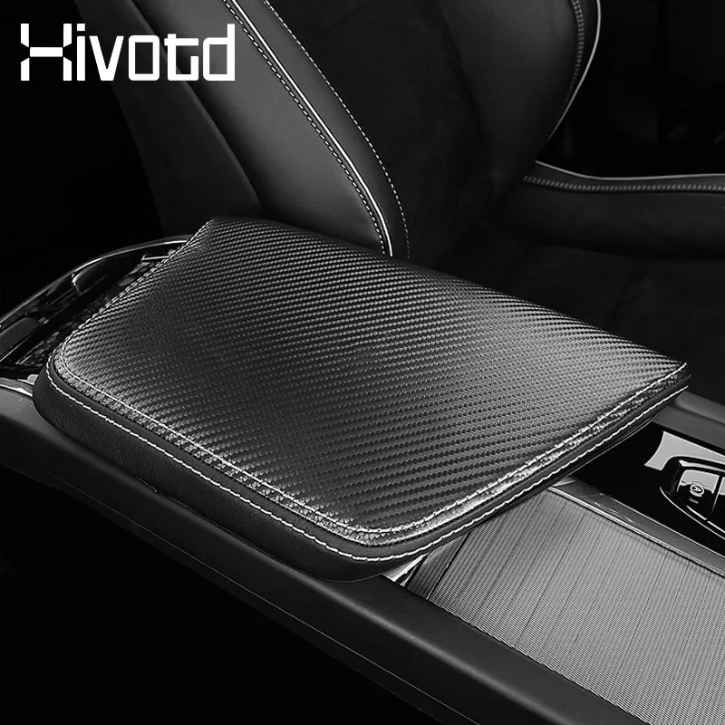 PU 자동차 보관함 콘솔 커버 센터 팔걸이 쿠션 트림 인테리어 장식 스타일링 액세서리 volvo xc60 2019 2020