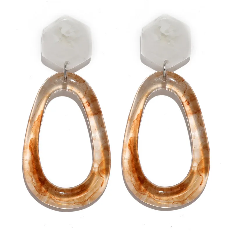 

Earrings For Women Oorbel Oorbellen Earings Aretes Sell Acrylic Earring Acetate Pendant Earrings Spot Wholesale Geometry