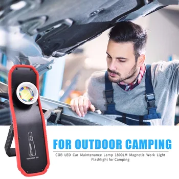 

Portable 3 Modes COB LED Flashlights Large Aperture Work Light Car Inspection Handheld Torches Emergency Lighting