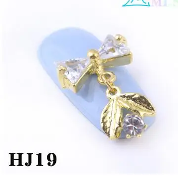 MOFONAILS металлическое серебро 10 шт. Стразы для ногтей шпильки/хрустальные подвески дизайн ногтей Дизайн ногтей/роскошный Циркон Кристалл носорог - Цвет: 19