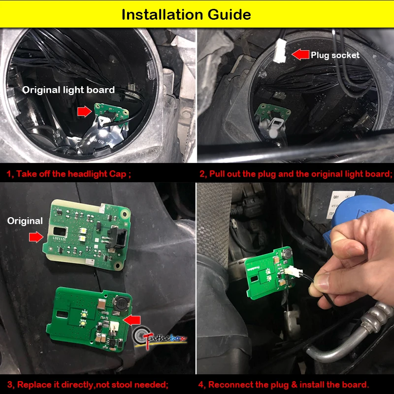 Xenon White LED Parking Position Headlights Circuit Boards Lamp For Mercedes Ben