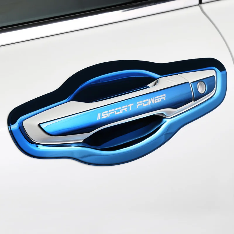 Для Honda crv CR-V наружная дверная ручка дверная чаша наклейка CRV Наружная ручка наружная дверная чаша защита decorati