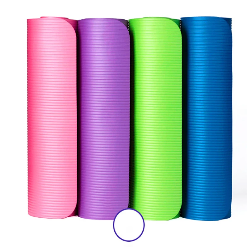 

1830*610*10mm Yoga Mat Workout Elastic Non-slip Fitness Gymnastics Mats Bag Carrier Thick Knee Exercise Pad Accupressure Mat