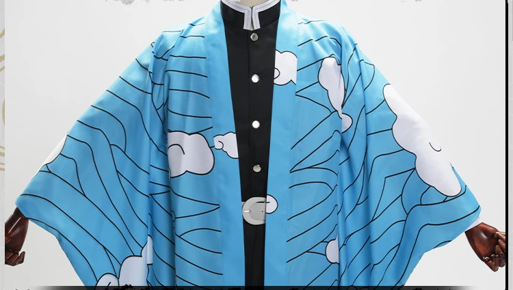 Аниме демон убийца Kimetsu no Yaiba Urokodaki Sakonji Kamado Tanjirou униформа косплей костюм для мужчин женщин хаори кимоно