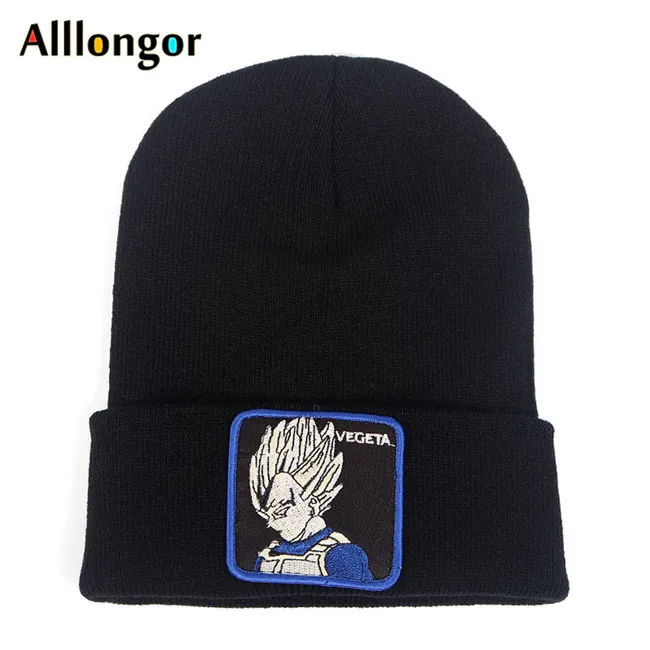 Dragon Ball Z MAJIN BUU Beanie, высококачественные хлопковые повседневные шапочки для мужчин и женщин, теплая вязаная зимняя шапка, модная однотонная шапка унисекс - Цвет: color17