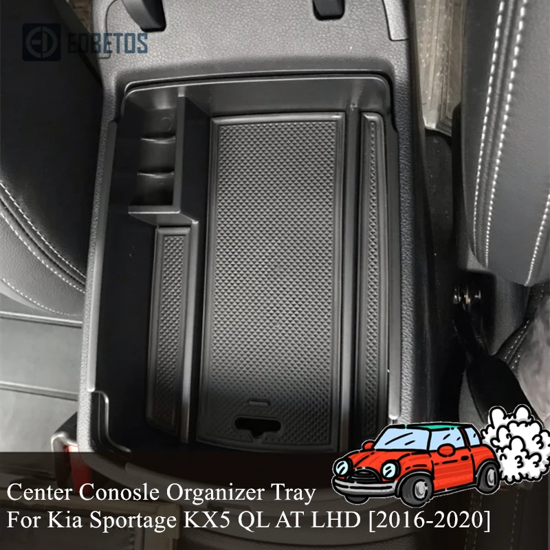 

For Kia Sportage KX5 QL AT LHD 2016 2017 2018 2019 2020 Auto Goods For Salon Armrest Storage Box Container Storage Items