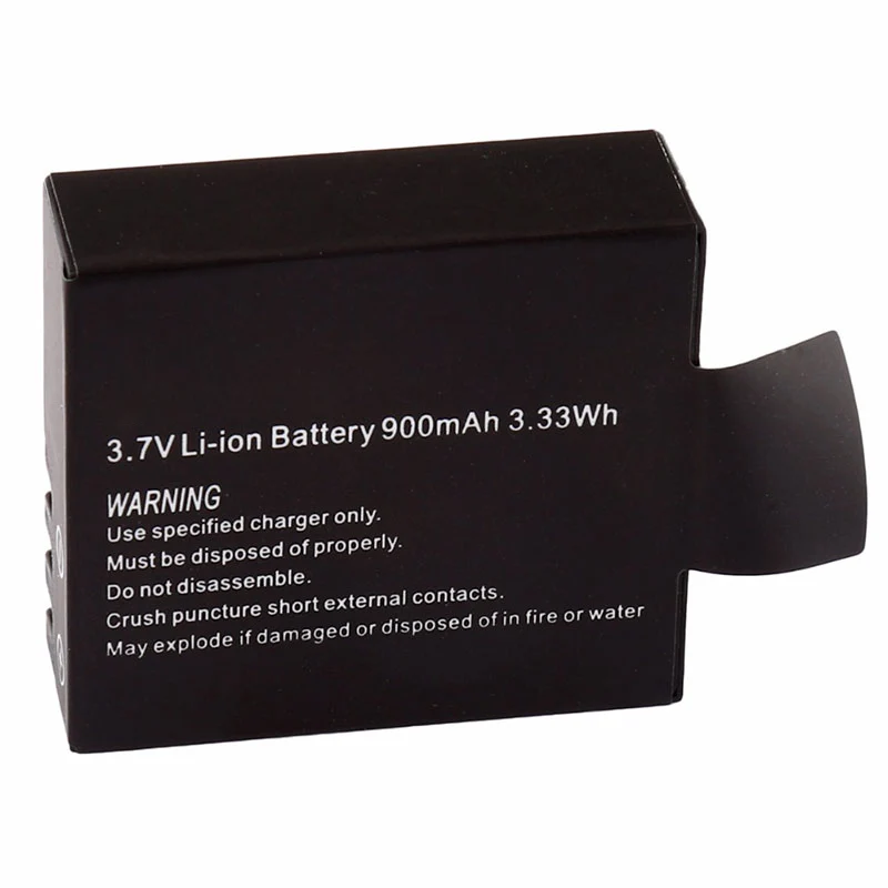 Nuevo SJCAM sj4000 3,7 V 900mAh eken H9 GIT-LB101 GIT batería sj5000 sj6000 SJ7000 SJ8000 SJ9000 batería
