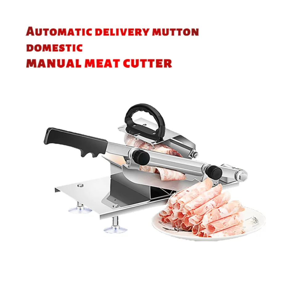 Automatic Feed Meat Lamb Slicer Home Meat Machine Commercial Fat Cattle Mutton Roll Frozen Meat Grinder Planing Machine 3