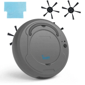 

Robot Vacuum Cleaner 3 in 1 Multifunction Cleaning Machine with Brush Rechargeable Vacuum Cleaner Sweeper floor cleaning machine