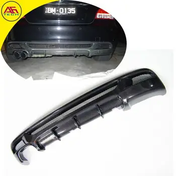 

Carbon fiber car rear bumper lip cover, back bumper diffuser back boot lip cover for BMW 1 series E82 E88 M-tech bumper 07-12