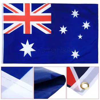 

90x150cm Australia Office/Parade/Festival/Worldcup/Home Decoration Australian Flag Country Banner Polyester Fabric Flags Banners