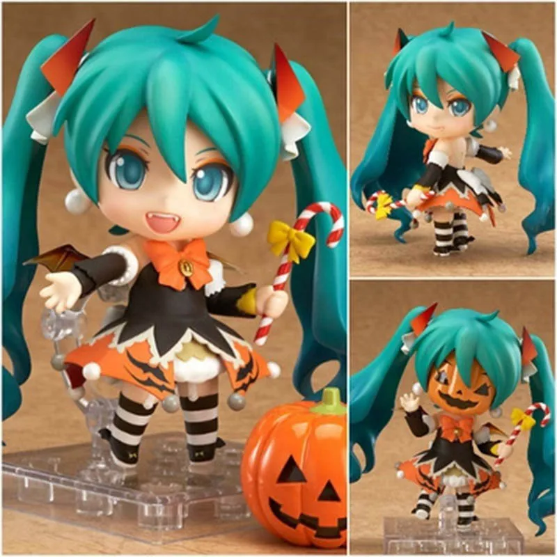 Мику 10 см милый Nendoroid Vocaloid Хацунэ Мику фигурка Модель Коллекция Волшебная Сноу версия Хацунэ Мику Q версия куклы игрушки