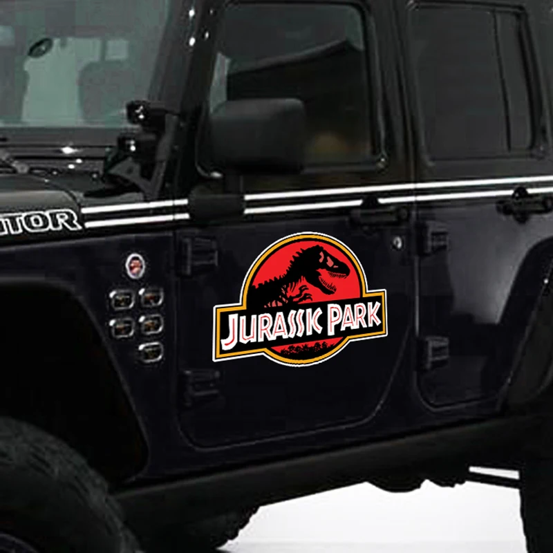 

Car Styling Jurassic Park Vinyl Door Body Decal Window Graphics Dinosaur Van Decor Sticker for Jeep Compass Wrangler Cherokee