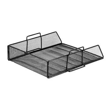 

Stackable Desk File Document Letter Tray Organizer Mesh Collection Storage for Home Office Classroom