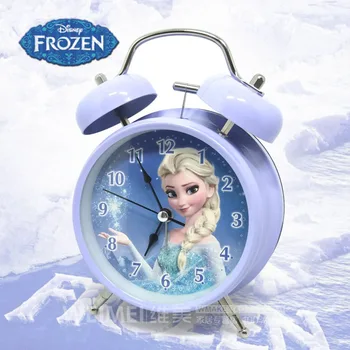 

Disney alarm clock Snow Princess Mickey Mouse cartoon children's alarm clock mute kids alarm clock Needle Circular Single Face