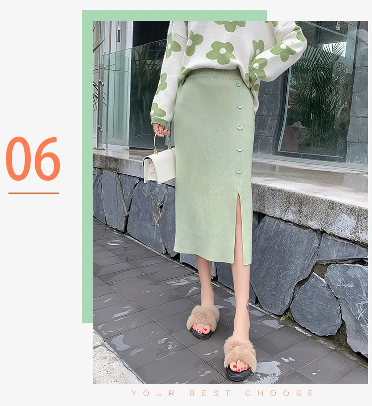 Fv2251 new autumn winter women fashion casual sexy Skirt kawaii plus size skirt long skirt harajuku