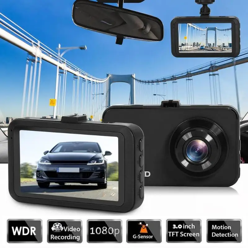 SD019 Автомобильная dvr камера G30 Full HD 1080P 140 градусов Dashcam видео регистраторы для автомобилей ночное видение g-сенсор 125 ° широкоугольный объектив