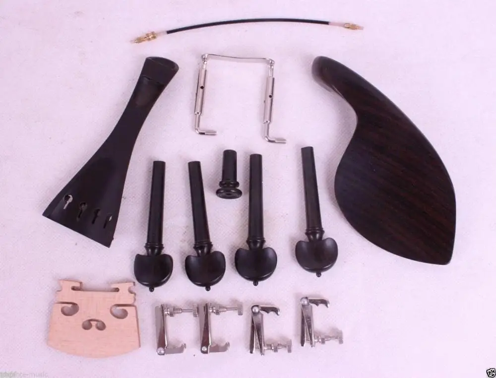1 компл. 4/4 скрипки эбенового дерева части, хвостовый тюнер peg chinest endpin мост# E40