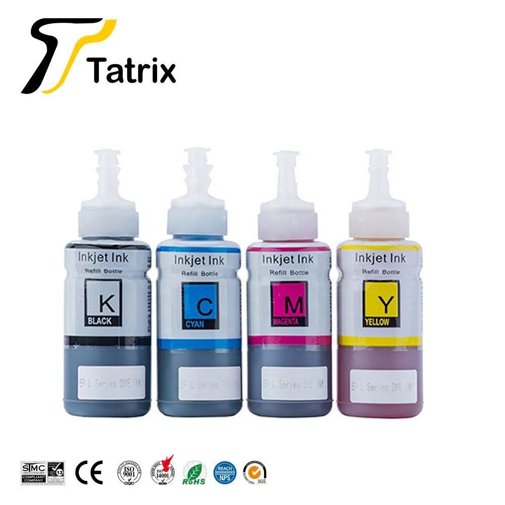 Tinta de tinte 664 para impresora Epson L120, L132, L210, L310, L365, L380,  L382, L486, L550, L800, L805, L1300, L1455, ET 2500, ET 2650|Kits de recarga  de tinta| - AliExpress