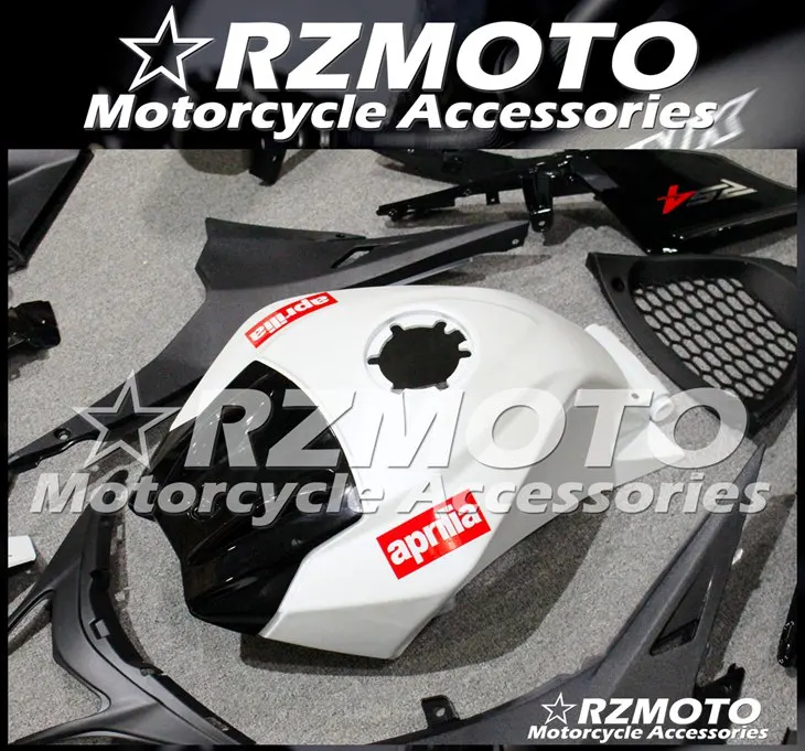 Литьевая Форма ABS Полный обтекатели наборы Подходит для Aprilia RS4 50 RS125 2012 2013 12 13 14 15 тела набор Белый