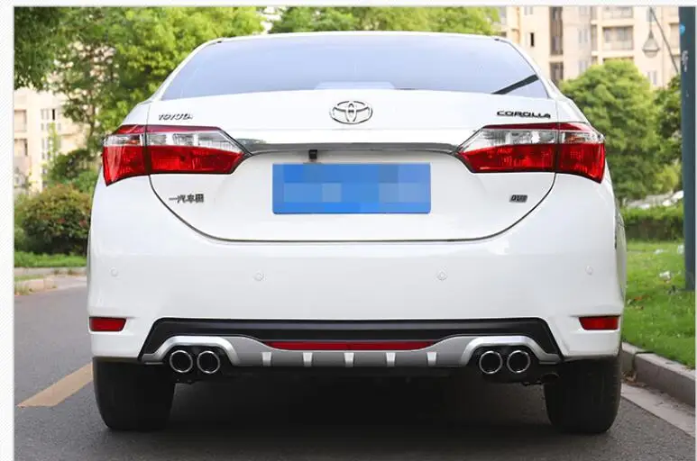 Для Corolla Body kit спойлер- для Toyota Corolla ABS задний спойлер передний бампер диффузор защитные бамперы