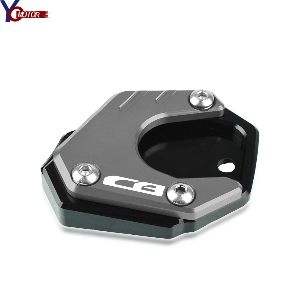CB400X CB500X CB500F 2013-2020 2019 2014 2015 2016 CB650R Motorcycle Side Stand Enlarge Plate Machine Side Stand Extension Enlarger For CB125R CB300R 2018 Color : A 
