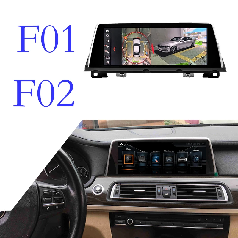 Car 4G Multimedia GPS Audio Radio Stereo For BMW 7 Series F01 F02 CarPlay WiFi TPMS For CIC NBT Navigation NAVI 360 View