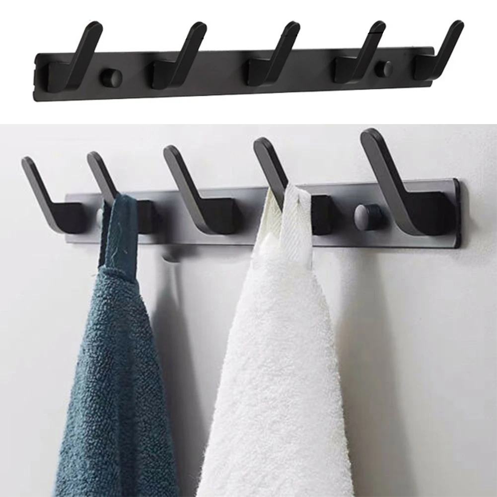 Metal hook hook rack clothes hat towel hook organizer rack Bathroom hook 3/4/5/6 Metal hook hook rack clothes hat towel hook organizer rack Bathroom hook 3/4/5/6