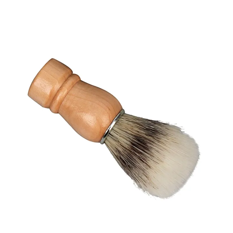 1 шт., Мужская щетка для бритья с медведем, лучшая бритва для волос барсука с деревянной ручкой, Парикмахерская, профессиональный инструмент для парикмахерской - Цвет: 1pcs shaving brush