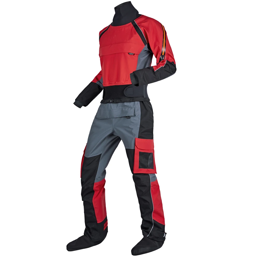Kayak Dry Suit with Big Pockets Rescue Immersion Drysuit Waterproof Clothing for SUP Rafting Fishing Paddling ATV&ampUTV Riders | Спорт и