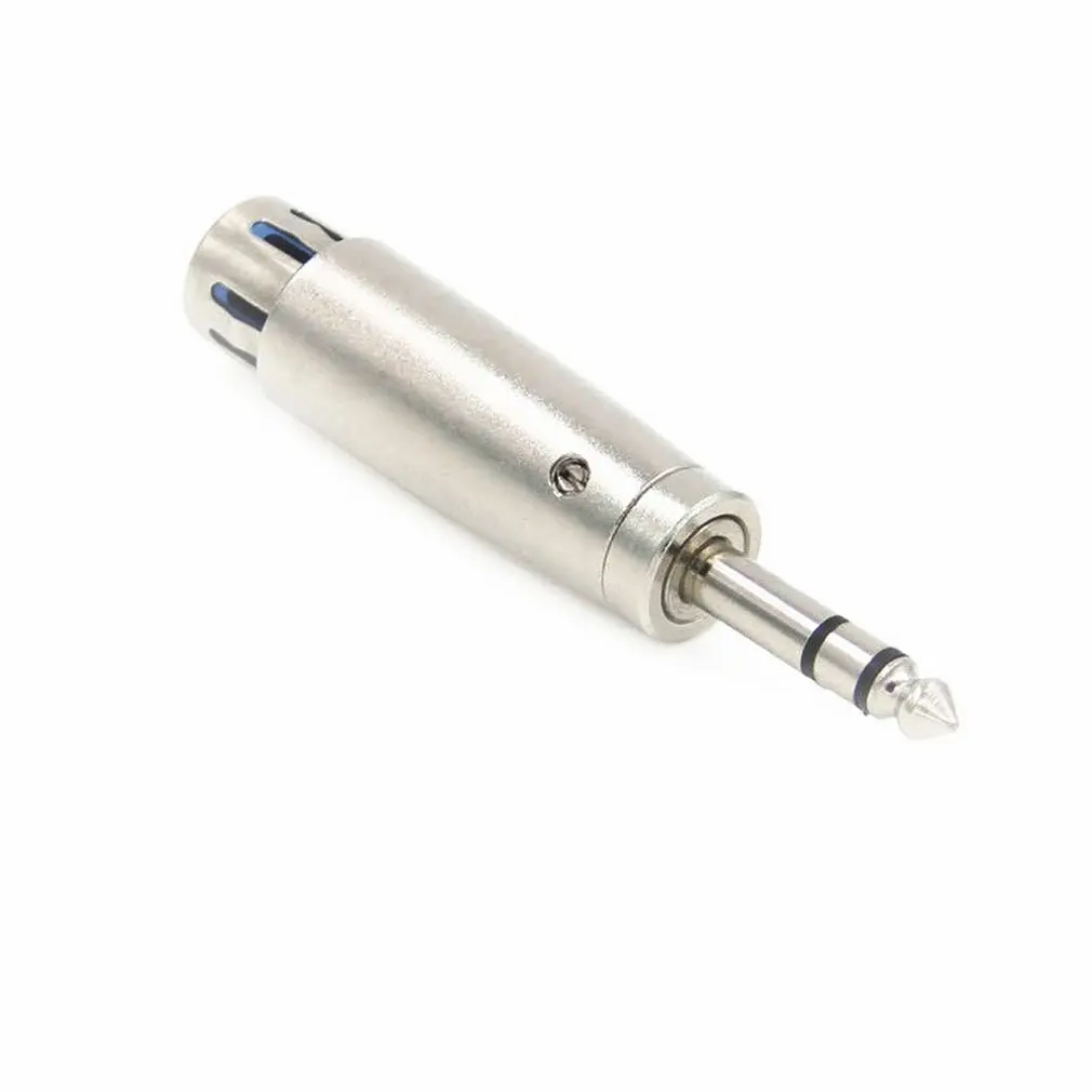 Pin Xlr Female To 1/4 6,35 мм стерео для штепсельной вилки дистрибьютор Aux адаптер для наушников Jack Plug стерео адаптер