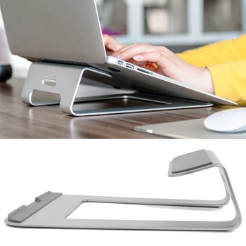 

Aluminium Heat Laptop Stand seat Portable Desktop Notebook Holder Mount Support Base Holder for 11-15 inch Macbook Home Office