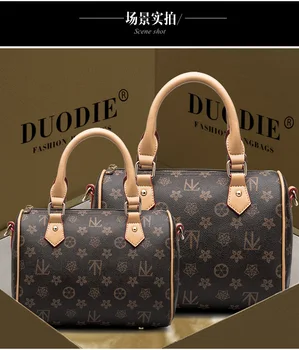 

Women Bag 2019 Vintage Shoulder Bag Women Handbags Soft PU Leather Crossbody Bags For Women Ladies Boston Luxury Brand Bag