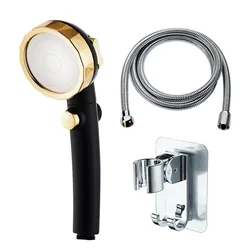 High Pressure Upgrade Shower Head 3 Modes Handheld Adjustable Water Saving Showerhead Pressurized Spray Nozzle For Bathroom